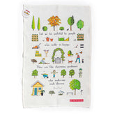 A Day In The Garden Tea Towel - Gewürzhaus